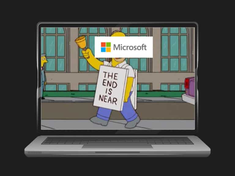 "The End is near" for Windows 10 support